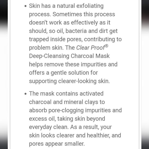 MARY KAY CLEARPROOF DEEP-CLEANSING CHARCOAL MASK - Picture 10 of 11